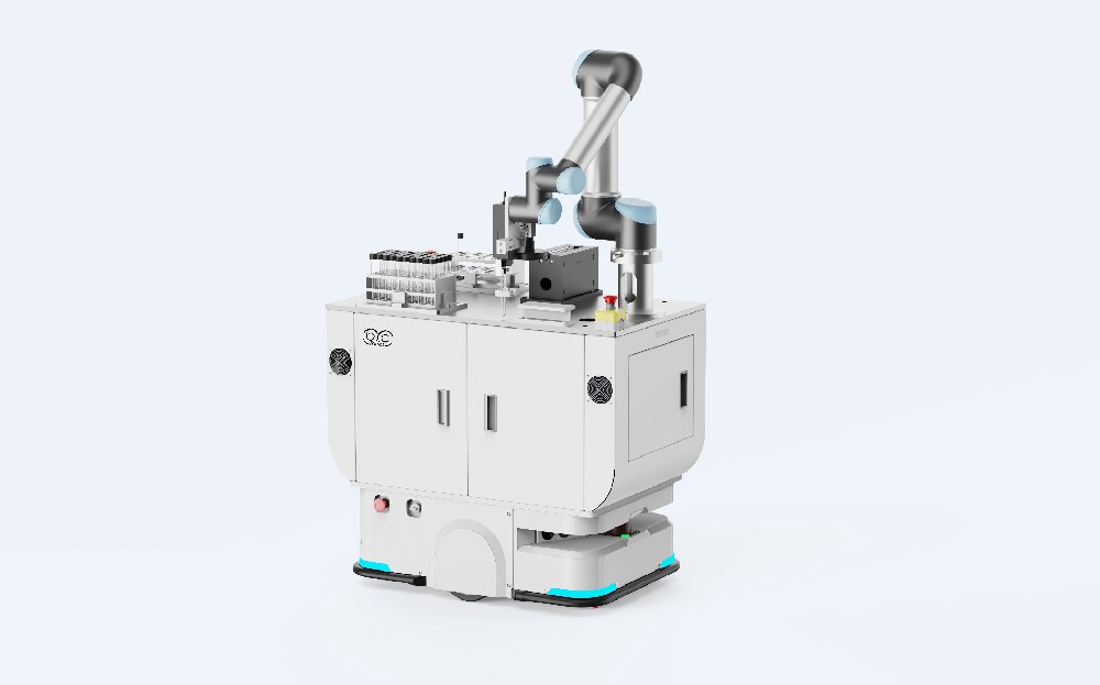 醫(yī)用試管檢測轉(zhuǎn)運作業(yè)移動機器人